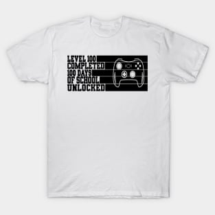 Level 100 completed 100 days of school unlocked T-Shirt